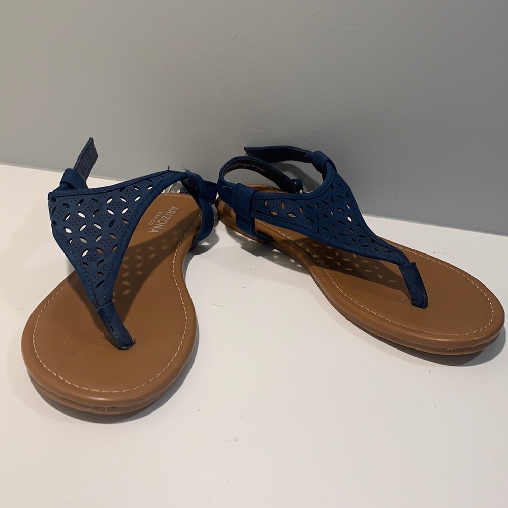 JC Penny navy blue sandals size 6.5